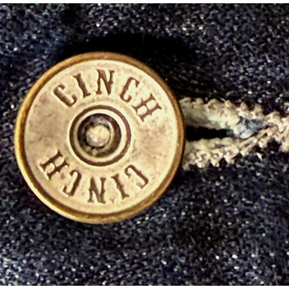 Cinch Carter 2.4 Western Denim Jeans Men's 46x32 Dark Wash Bootcut Rodeo Cowboy - Picture 8 of 8